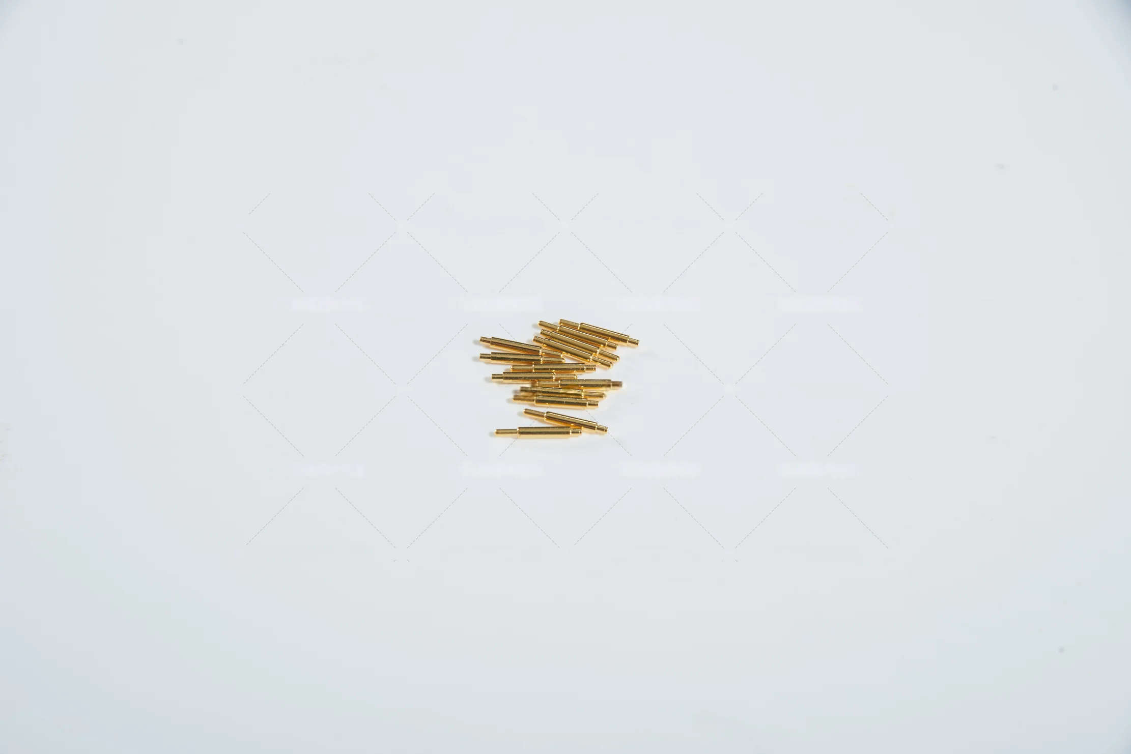 Customized 1mm Gold Plated High Precision PCB Brass OEM Custom Brass Gold Plated Pogo Pins