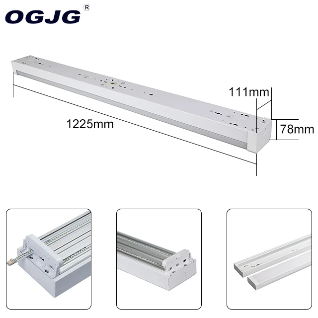 0-10V dimming motion sensor LED linear fixture stairwell office led tube light