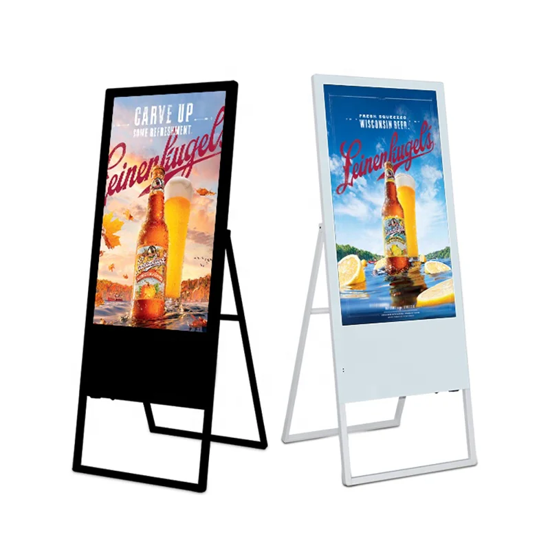 Floor Stand 32 43 55 inch Indoor Interactive Digital Signage LCD Display Advertising Information Touch Screen Kiosk