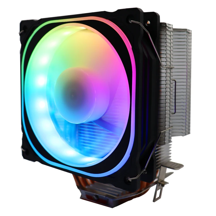  DC 12v pc computer cpu 775 1151 1150 1155 AM amd cooler heatsink radiators 2 heatpipe