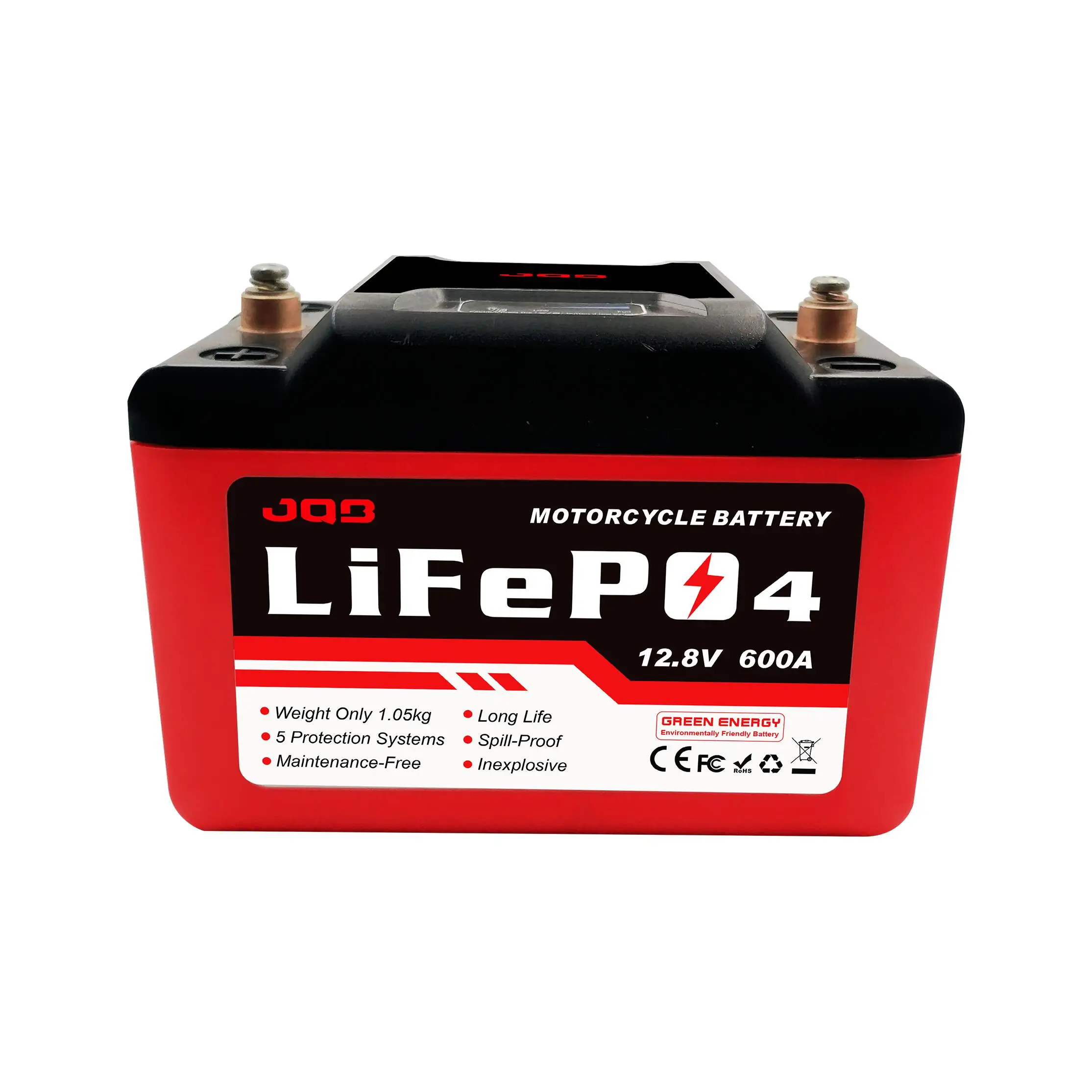 Motorcycle Battery for sale lifepo4 12v 6A electric motorcycle batteries charger jump start battery pack for motorcycle