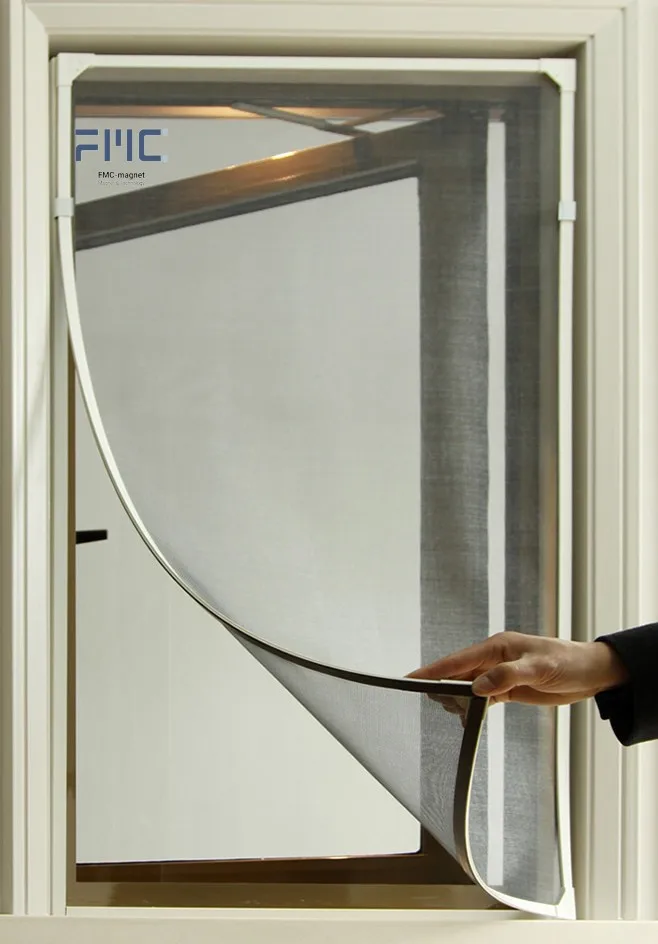 High-Quality Soft Rubber Magnetic Strips Ideal for Fridge Doors Shower Roomsand Curtain Panels