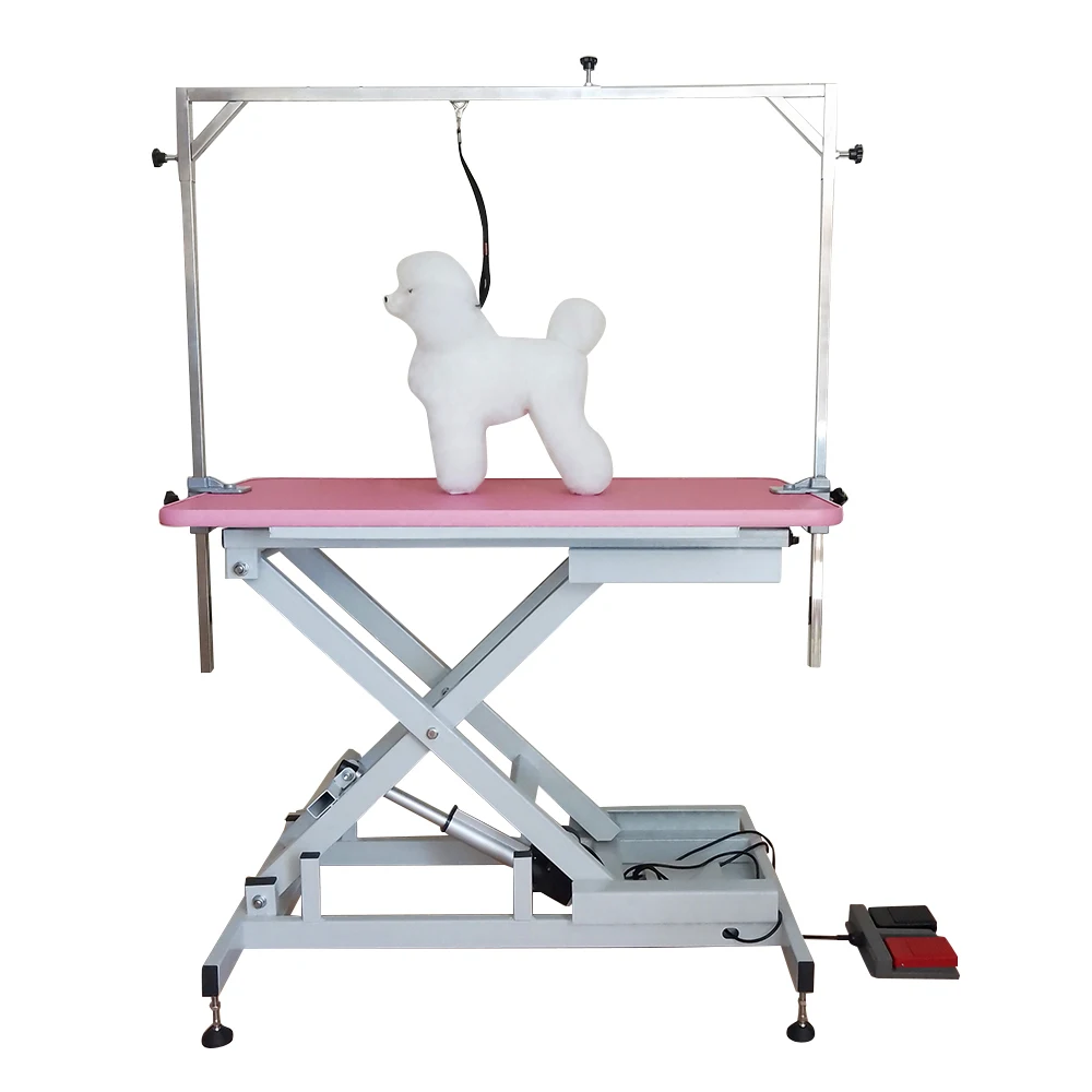 Multifunctional Adjustable Pet Dog Electric Grooming Table Lifting Cat Grooming Table Folding Pet Grooming Table