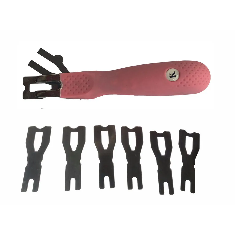 Floor Carpet Trimming Skiving Knife Vinyl Flooring Welding Cutting Blade Tool with 6 Spare Blades Handheld Floor Tool