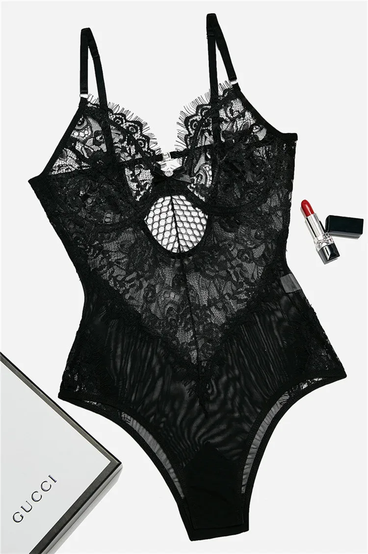 
New Sexy Women Bra Set Lace Deep V Erotic Underwear see through sexy lingerie 