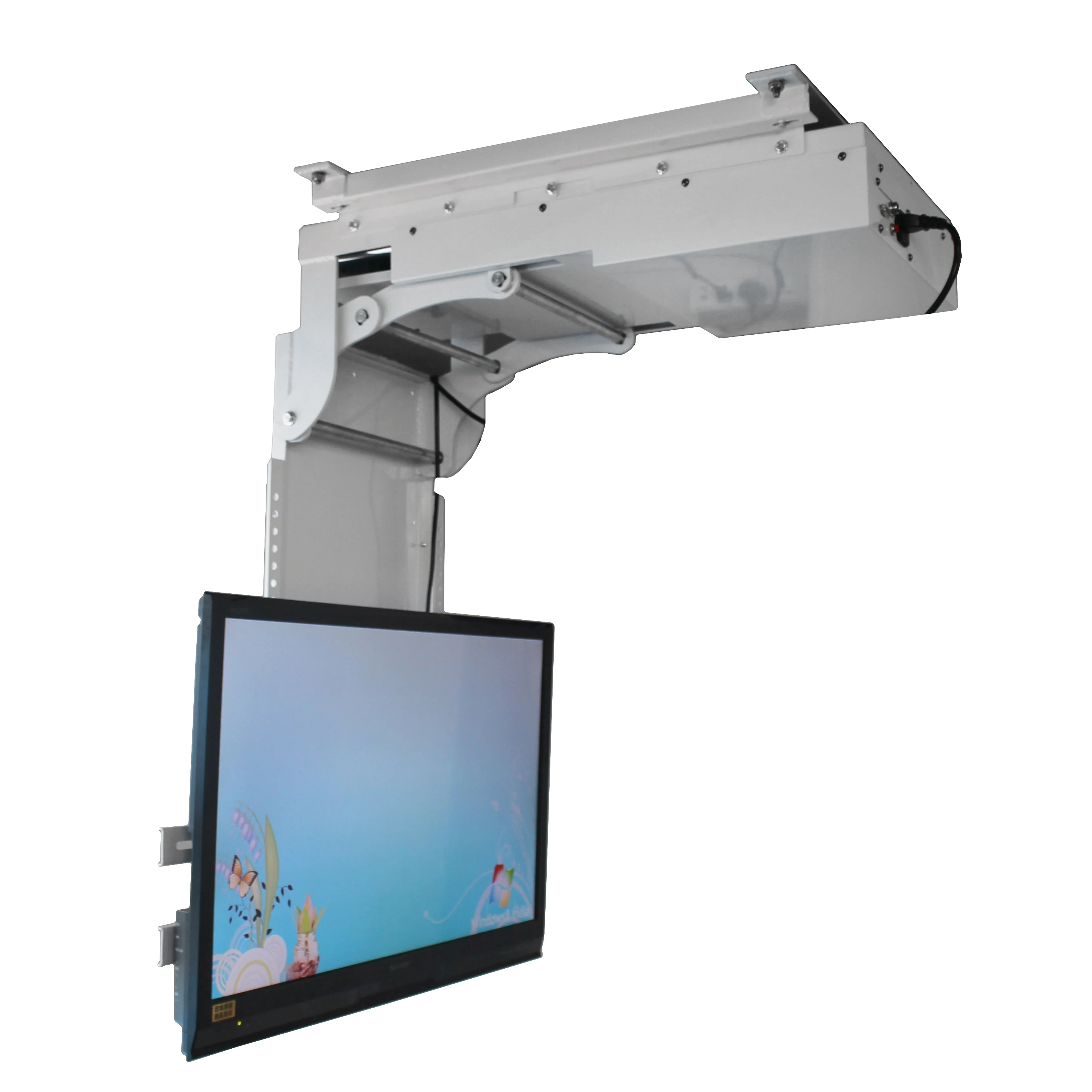 Электрический Потолочный кронштейн для телевизора с электроприводом/потолочный подъемник для телевизора с откидной крышкой