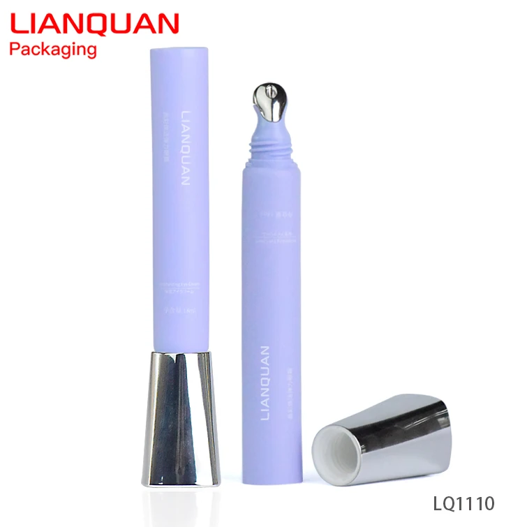 20-30ml Eye Cream Tube Packaging  with Metal applicator high end lip for eye gel container