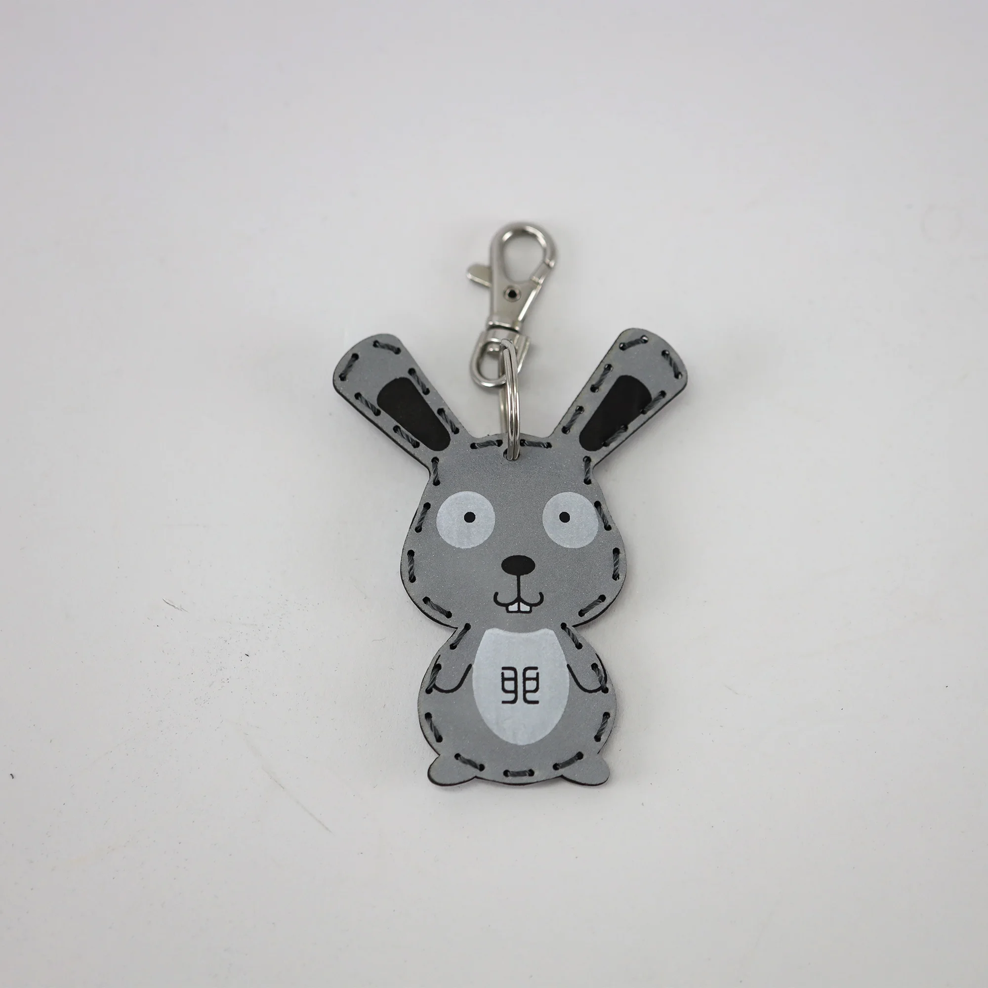 Factory Price Wholesale High Visible Reflective Pendants Toy Cute Rabbit for Personal Road Safety