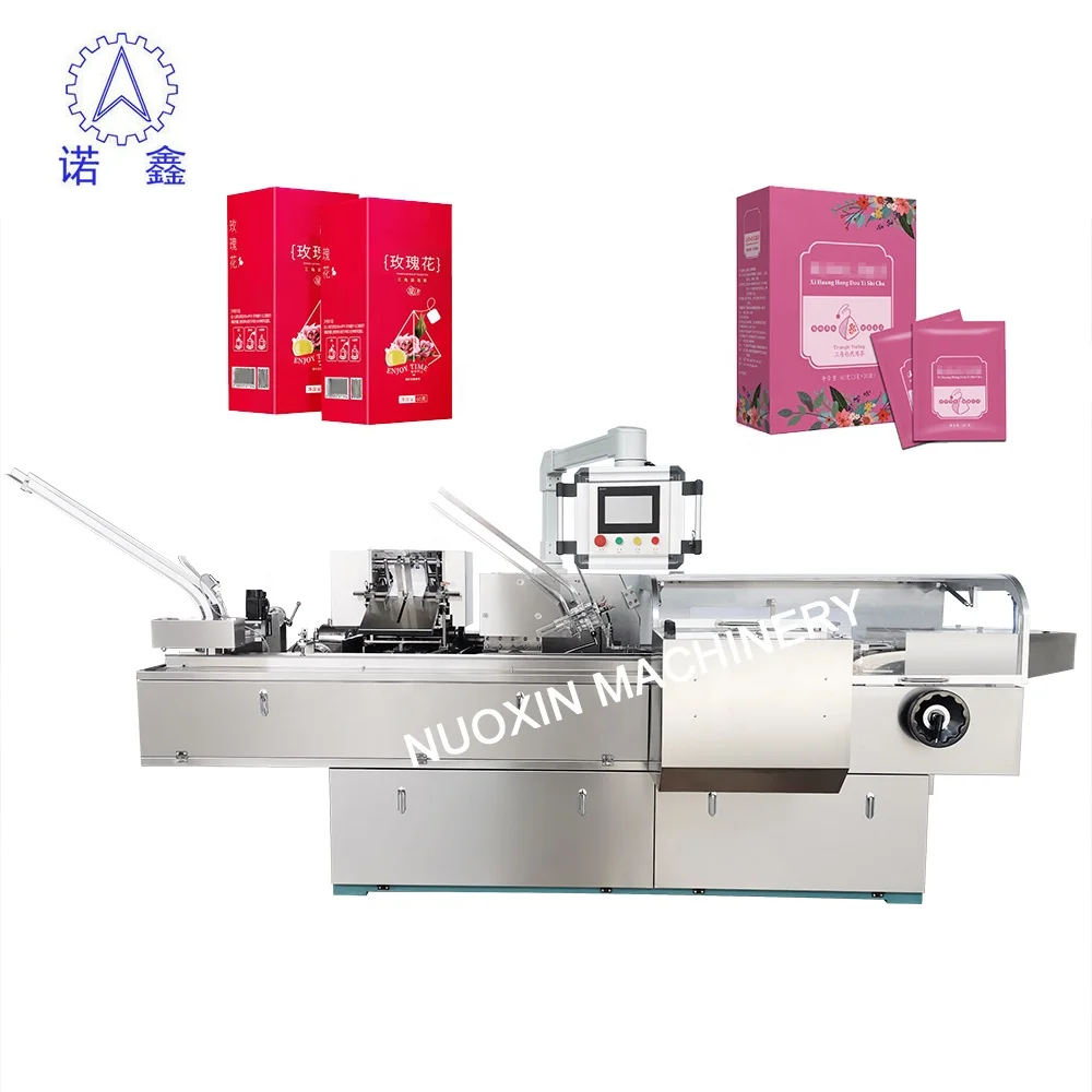 ZH120 Automatic Cartoning Machine Pharmaceutical Tablet Pill Capsule Installing Box Machine