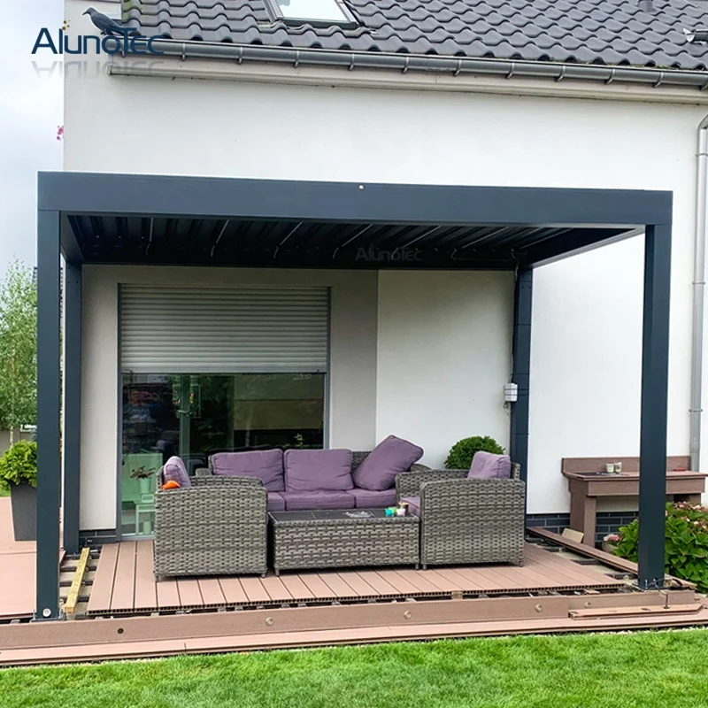 Factory Offering Patio Balcony Metal Pergola Gazebo Roof Cover AP-L202 Model