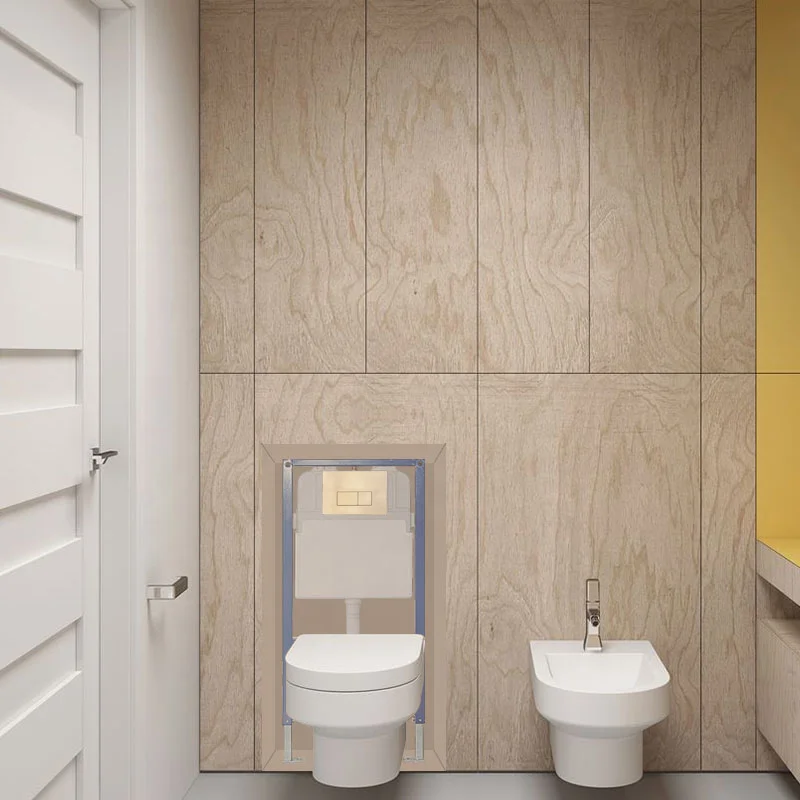 Fashion forward concealed ceramic wall hanging toilet hanging wall mounted toilet Integrated bathroom flush toilet