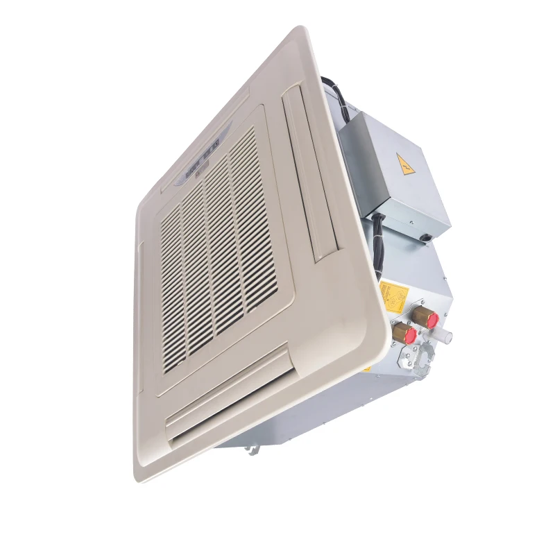 CE Certificate 1360m3/h water cooler 4 way cassette fcu unit coil ceiling fan low noise