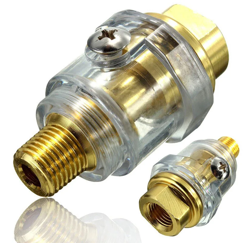 New Condition Pneumatic Spray Gun Painting Tool Compressed Air Lubricant Air Filter Accessories-Fittings Type Pneumatic Parts