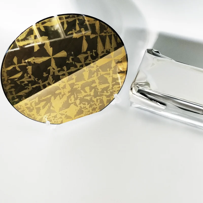 
2 дюйма 3 дюйма 4 дюйма 6 дюймов 8 дюймов p-типа n-типа высшего сорта тестирования качества с золотым покрытием Цена кремниевой пластины 