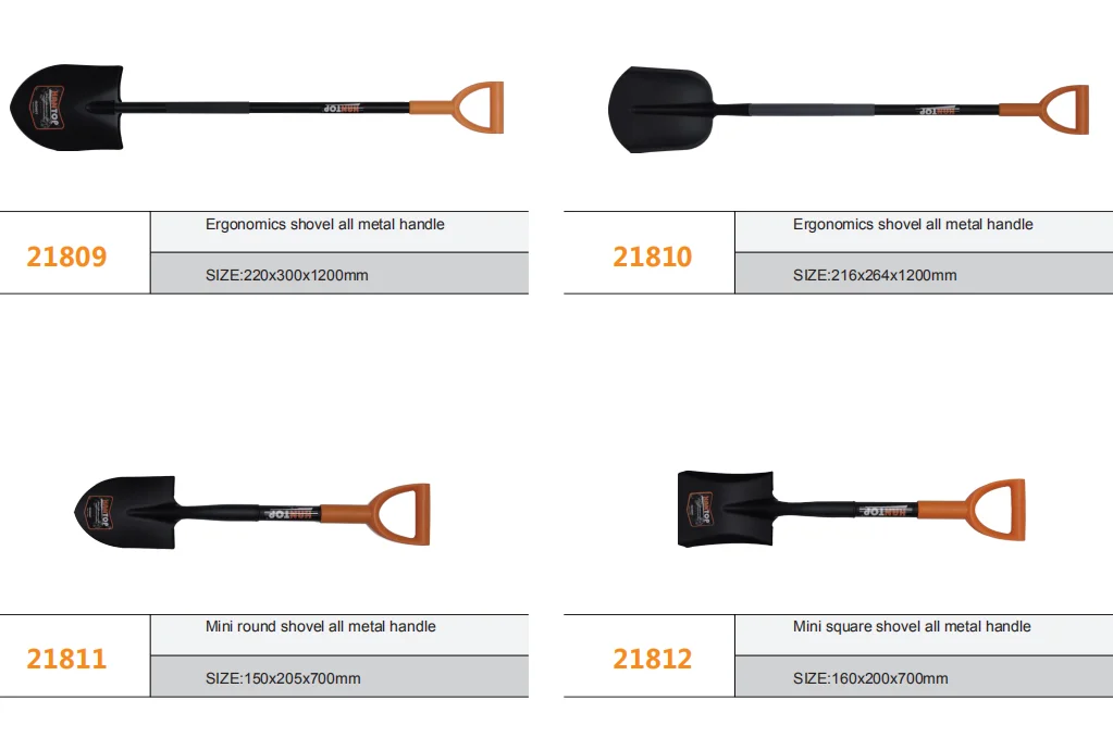 21801 Ergonomics shovel all metal handle