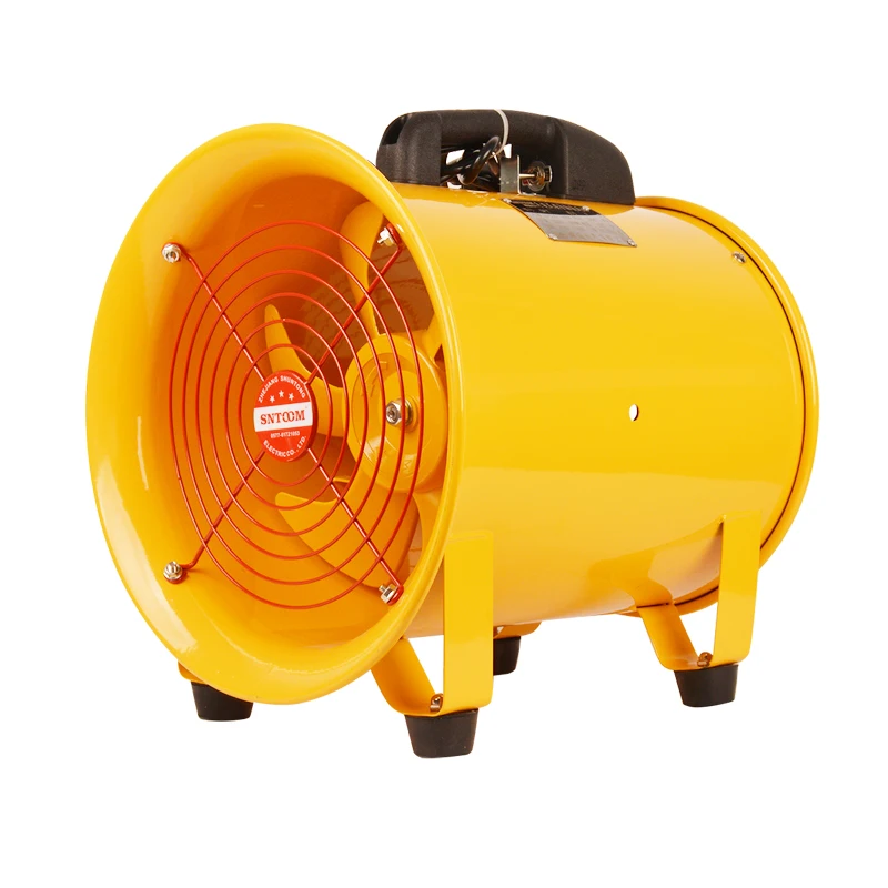 Портативный электрический вытяжной вентилятор осевой промышленный всасывающий вытяжной портативный Электрический вентилятор для пыли