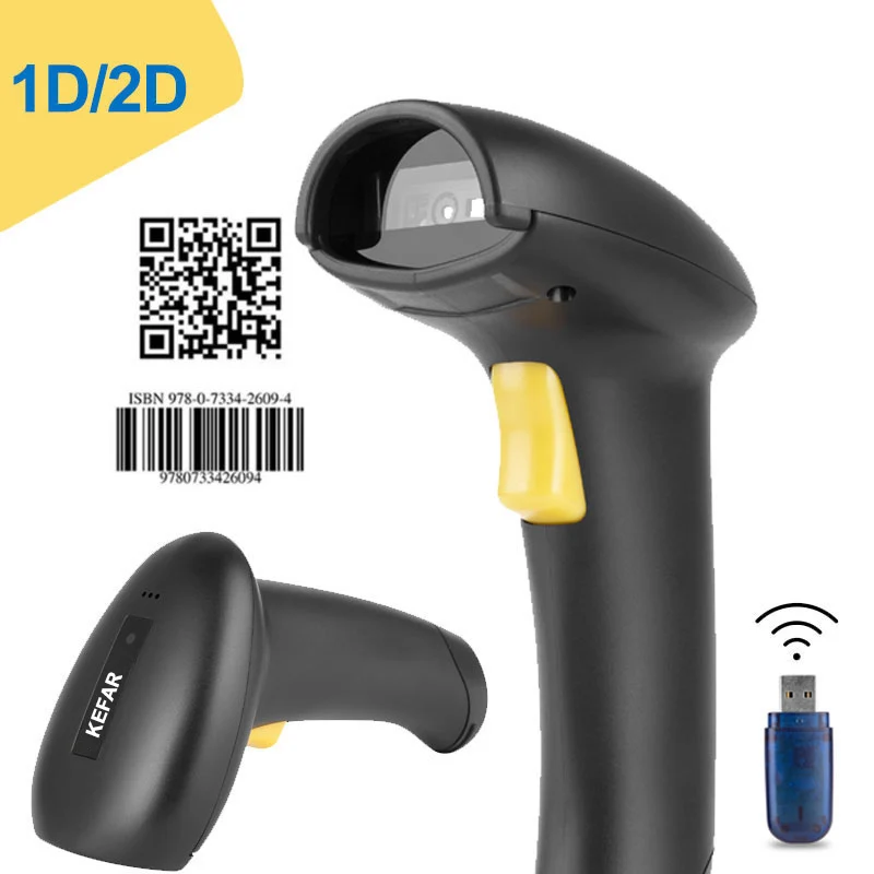 Hot sales A30D Wireless Portable Bar Code Handheld Qr Code 1D 2D A3D Wired Barcode Scanner For POS System