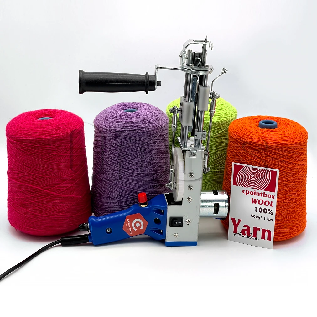 Original Factory Custom Logo 837-3 Tex 100% New Zealand Wool Rug Core Spun Yarn Tufting Yarn Wool Yarn For Tufting Gun