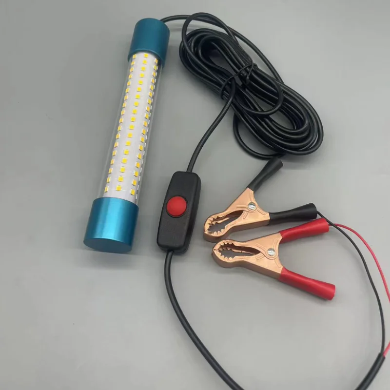 2024 Cheapest New Wave 20W Blue Aluminum Head sensory led bubble fish lamp lamp for fish  underwater fishing light