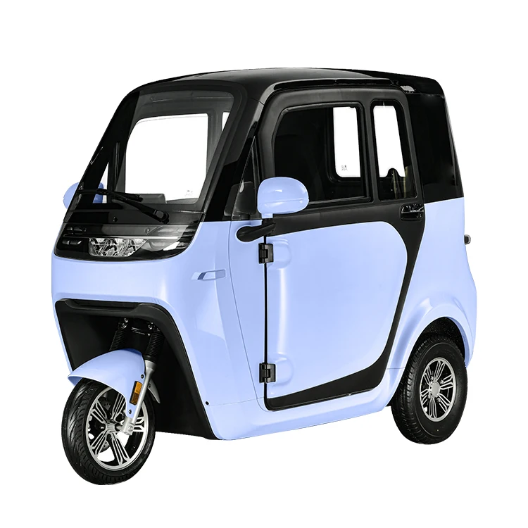Passenger Closed Electric Tricycle 3-Wheel Motorcycle for Adult