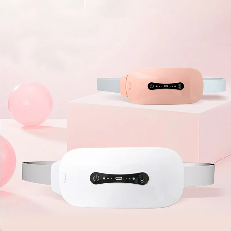 Warm Therapy Uterus Pain Relief Heat USB Portable Warm Palace Vibrating Electric Heated Waist Menstrual Massage Heating Belt
