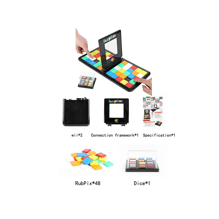 
 Рулонные кубики для перемещения цветных волшебных ручек кубическая головоломка для двух игроков  