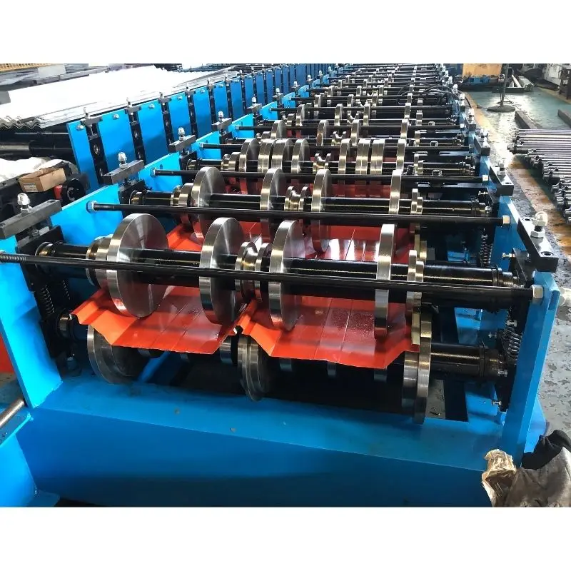 Galvanized Steel Selflock America Hot Sale Boltless Fascia Standing Seam Roll Forming Machine