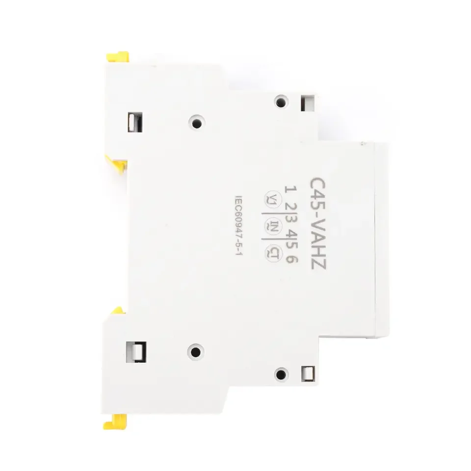 NIN Din Rail 3 in 1 AC 50-500V 0-100A 0-99HZ voltmeter Voltage Meters