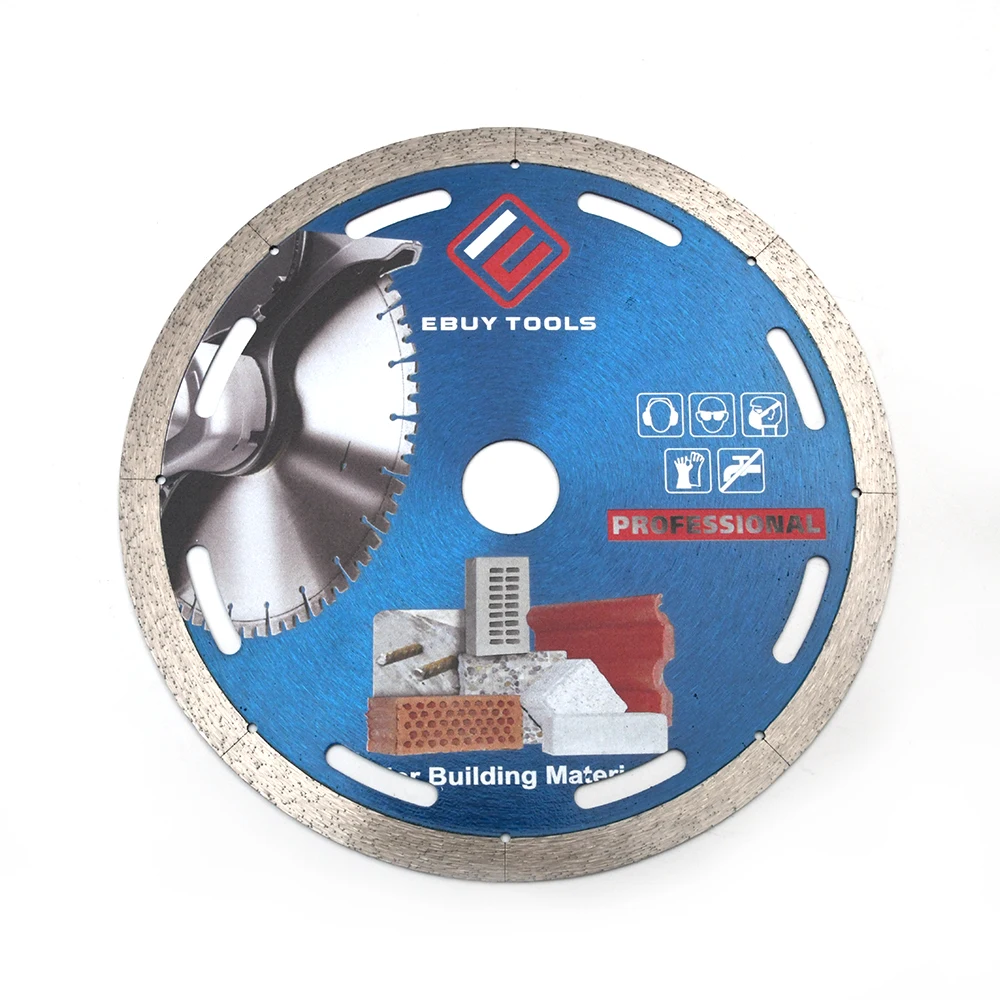 180mm Segmented Circular Diamond Saw Blade Dry Cutting Disc Diamond Saw Blade for Marble Cutting