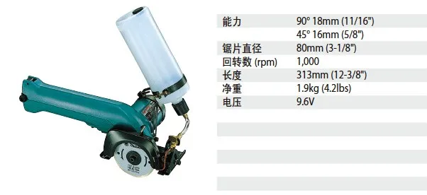 Manual portable glass cutting tool with battery drive for personal use
