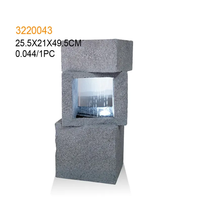 2019 New design resin outdoor water features fountain for wholesale