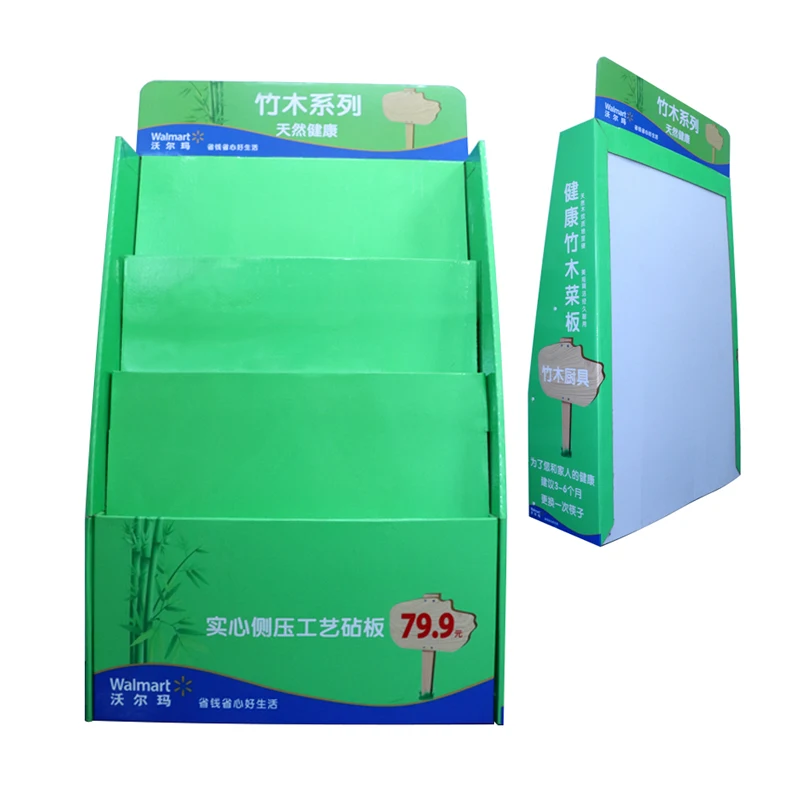 Custom Design Supermarket floor retail store Display Racks cutting board products advertising Acrylic Cardboard Display Stand