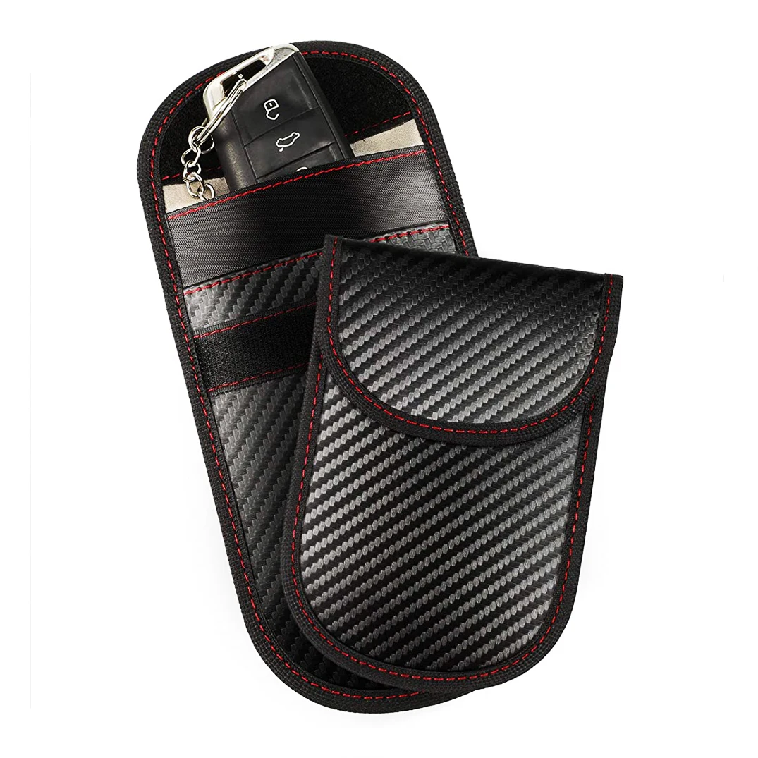 Faraday Pouch Key Fob Protector Anti-Theft RFID Protect Bag