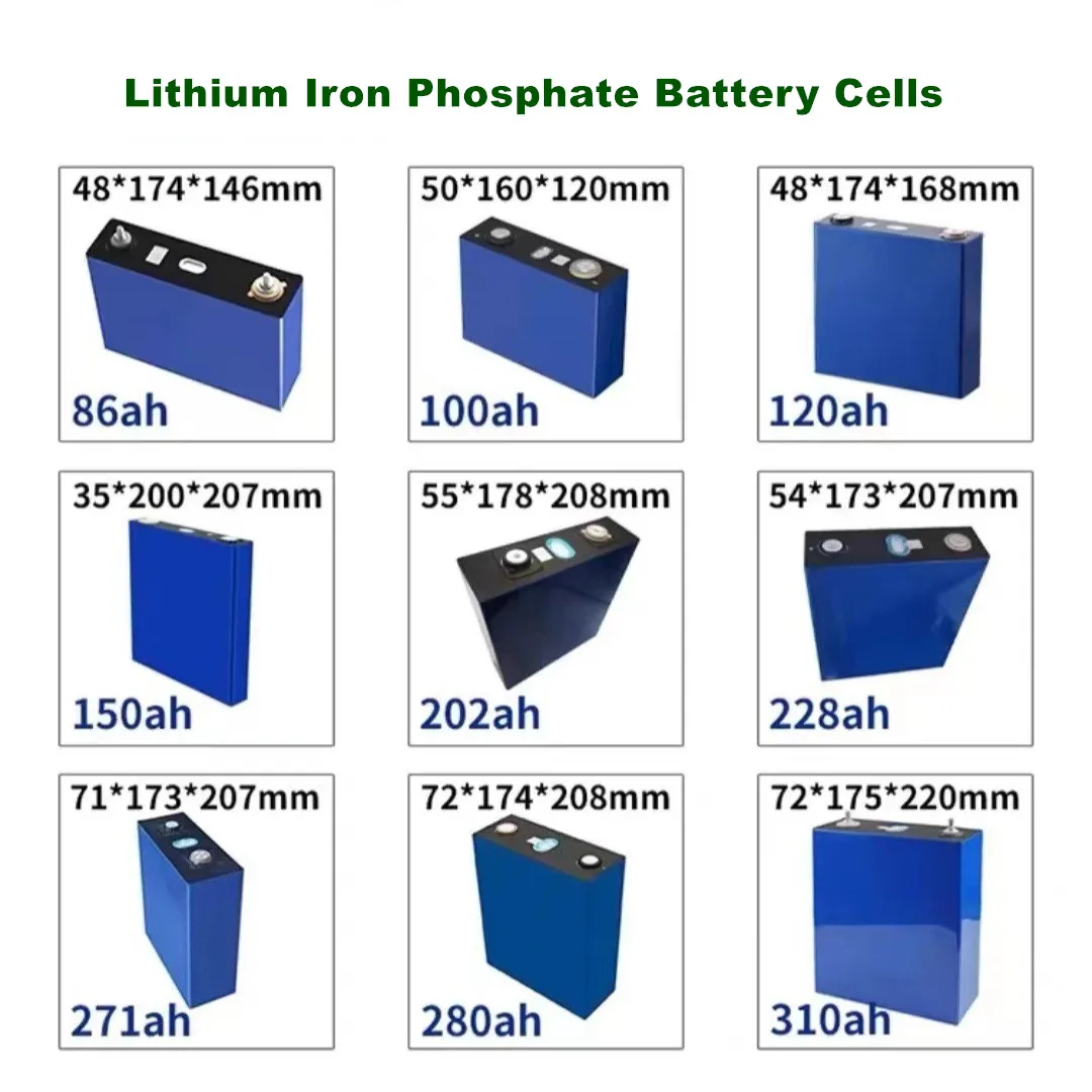 Lifepo4 new class A lithium battery for solar system Charging prismatic battery cells 3.2v 280ah