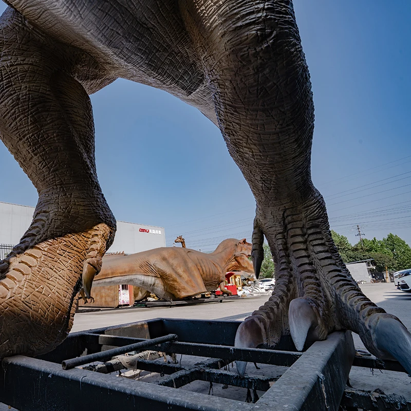 Zigong Animatronic Dinosaur  Factory Large Life Size Dinosaurio supplier For Jussic Theme Park Dino