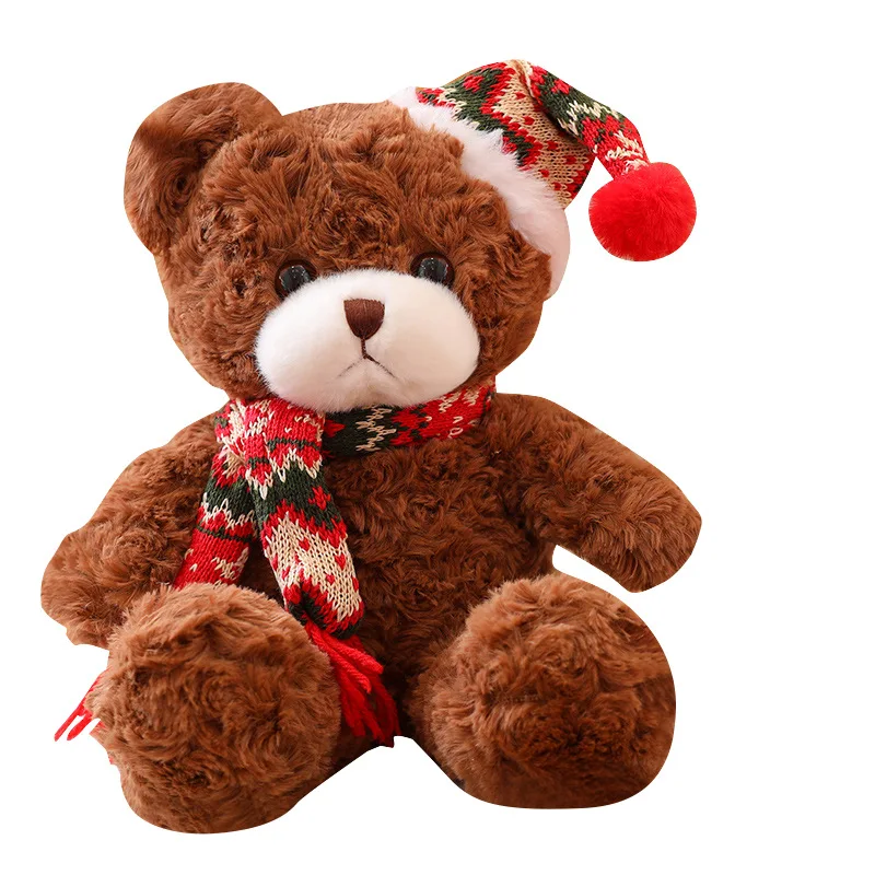 13" Teddy Bear Stuffed Animal Bear in Stock Christmas Customized Logo CE Import Toys from China to India Unisex Mhl 7 Days