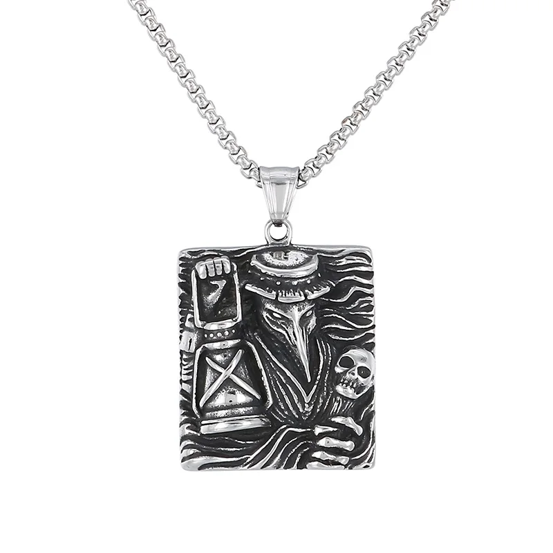 KALEN Men Punk Stainless Steel Dark Medieval Style Pendants