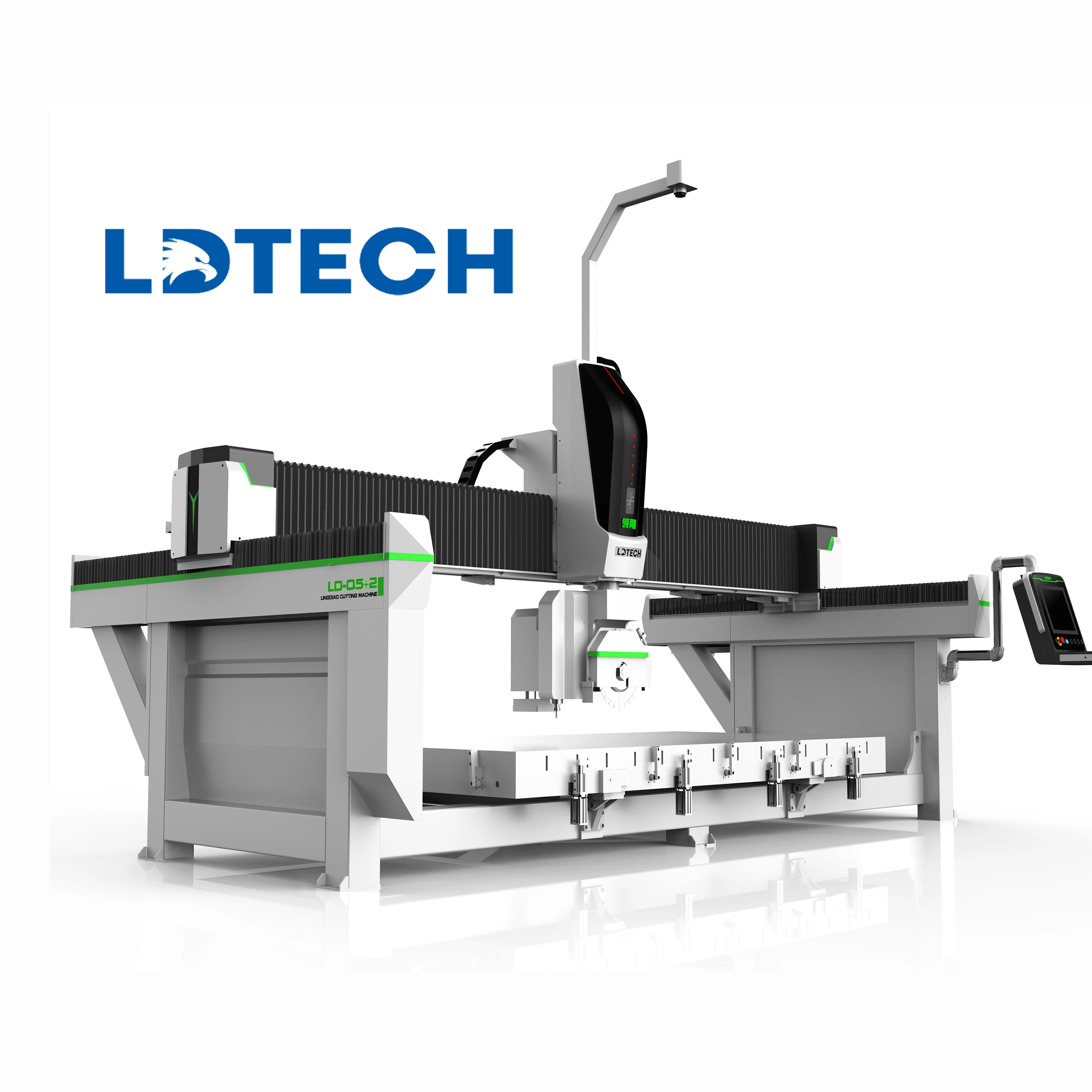 LDTECH 5-осевой станок с ЧПУ для станков резки мраморного гранита фрезерным станком