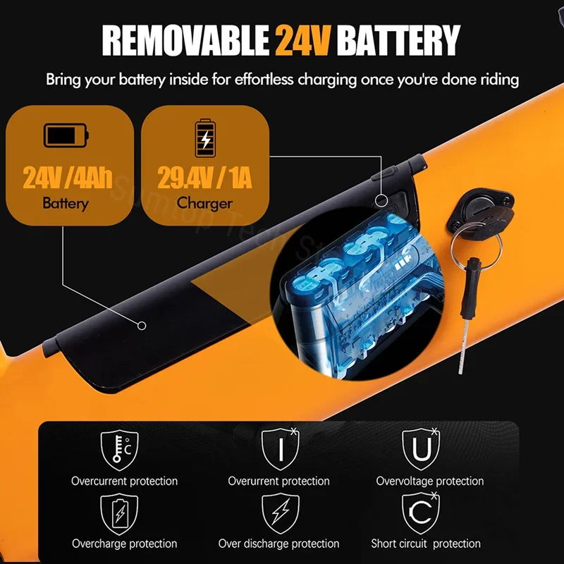 EU Stock STIO Children Electric Bike 200w Power 25km/h Speed 24V 4AH Electric Bicycle Commuter City Kid Electric Balance Bicycle