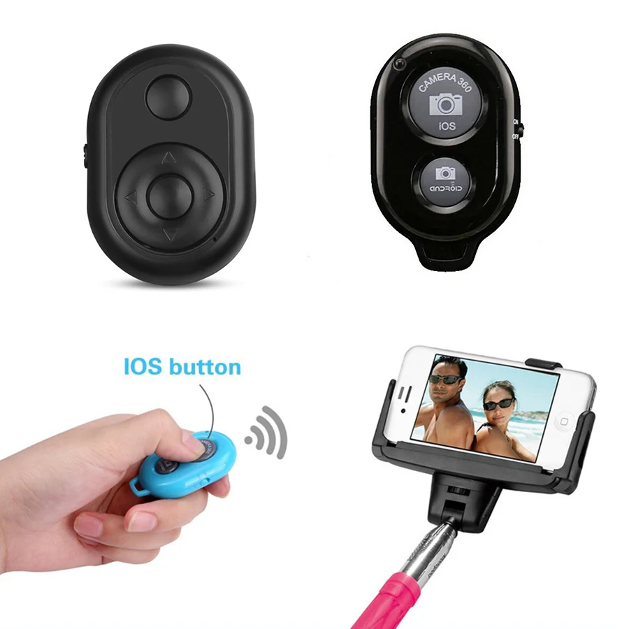Wholesale Smart Bluetooths Self-Timer controller Release remote camera shutter for smart phone