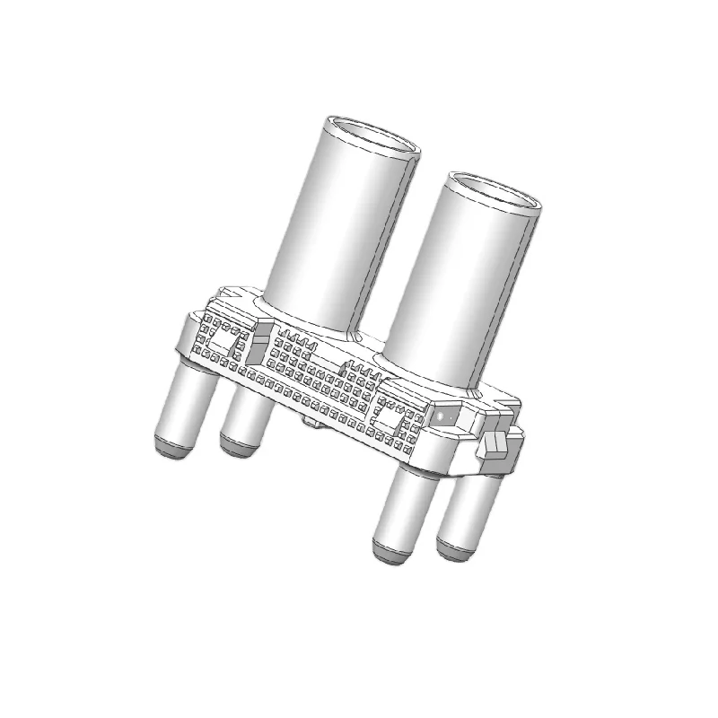 Zinc Alloy Die Casting Automotive Reflow Soldering SMT Camera Image Head Unit Data Transmission Fakra Hsd Connector Parts