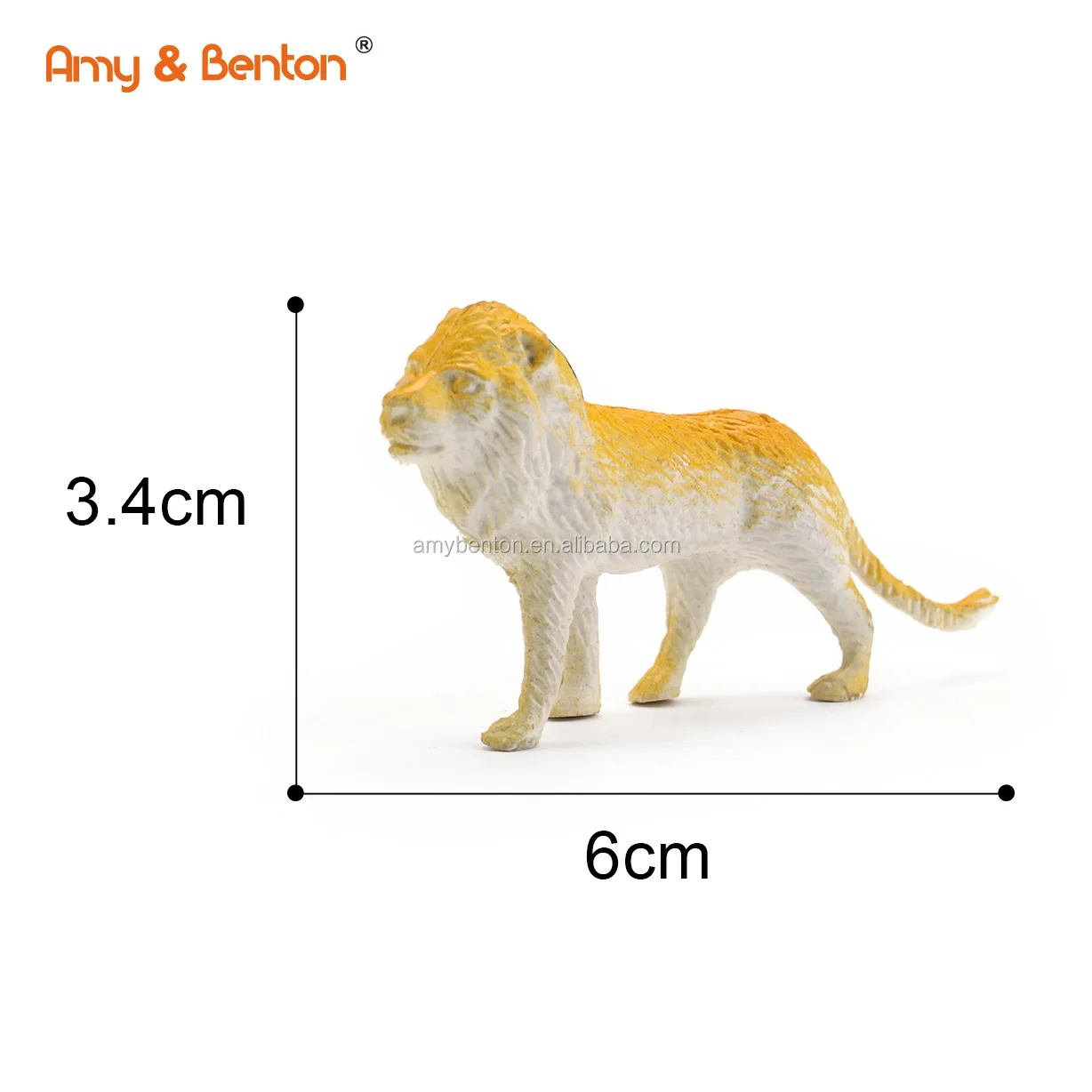 12PCS Zoo toy set realistic plastic mini animal toy for kids gift