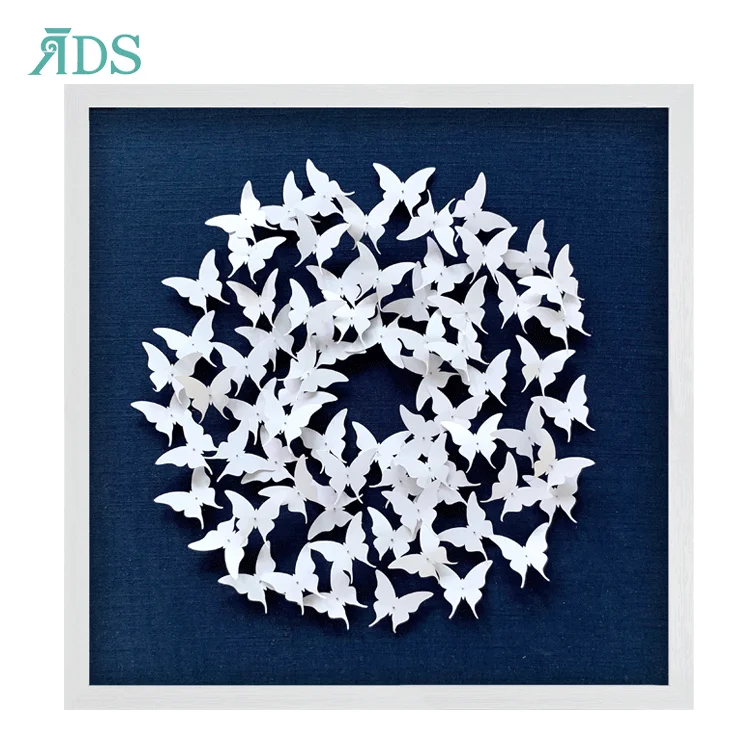 New arrival home decoration 3d art paper butterfly wall decor