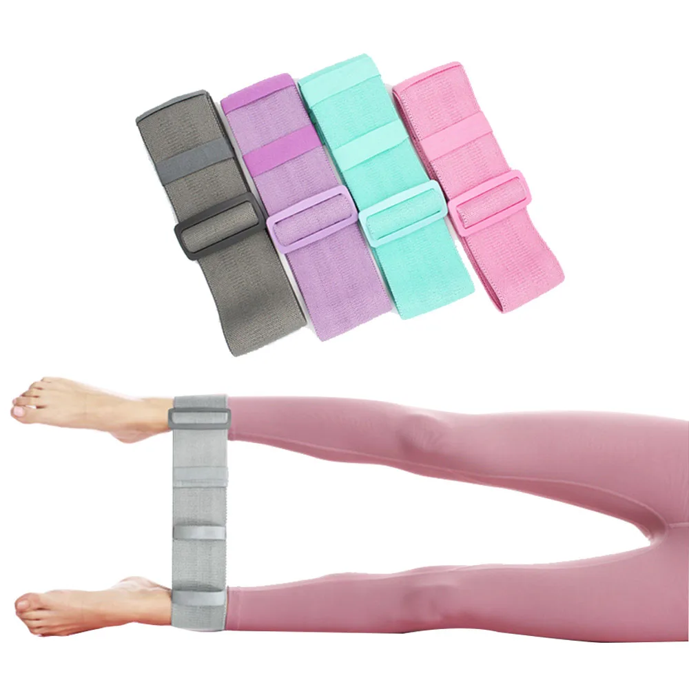 Custom Logo Elastic Adjustable Buckle Fitness Hip Resistance Band