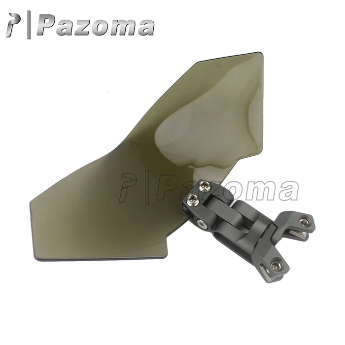 Motorcycle Adjustable Windscreen Extension Air Deflector Screen Windshield Spoiler For BMW Suzuki Honda Yamaha Kawasaki