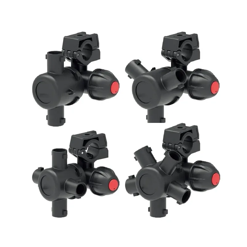 SEFREA Pvc Double 3 Way T Shape Valve Pvc True Union ARAG Ball Valve Spraying Distributing Part Boom Sprayer Accessories