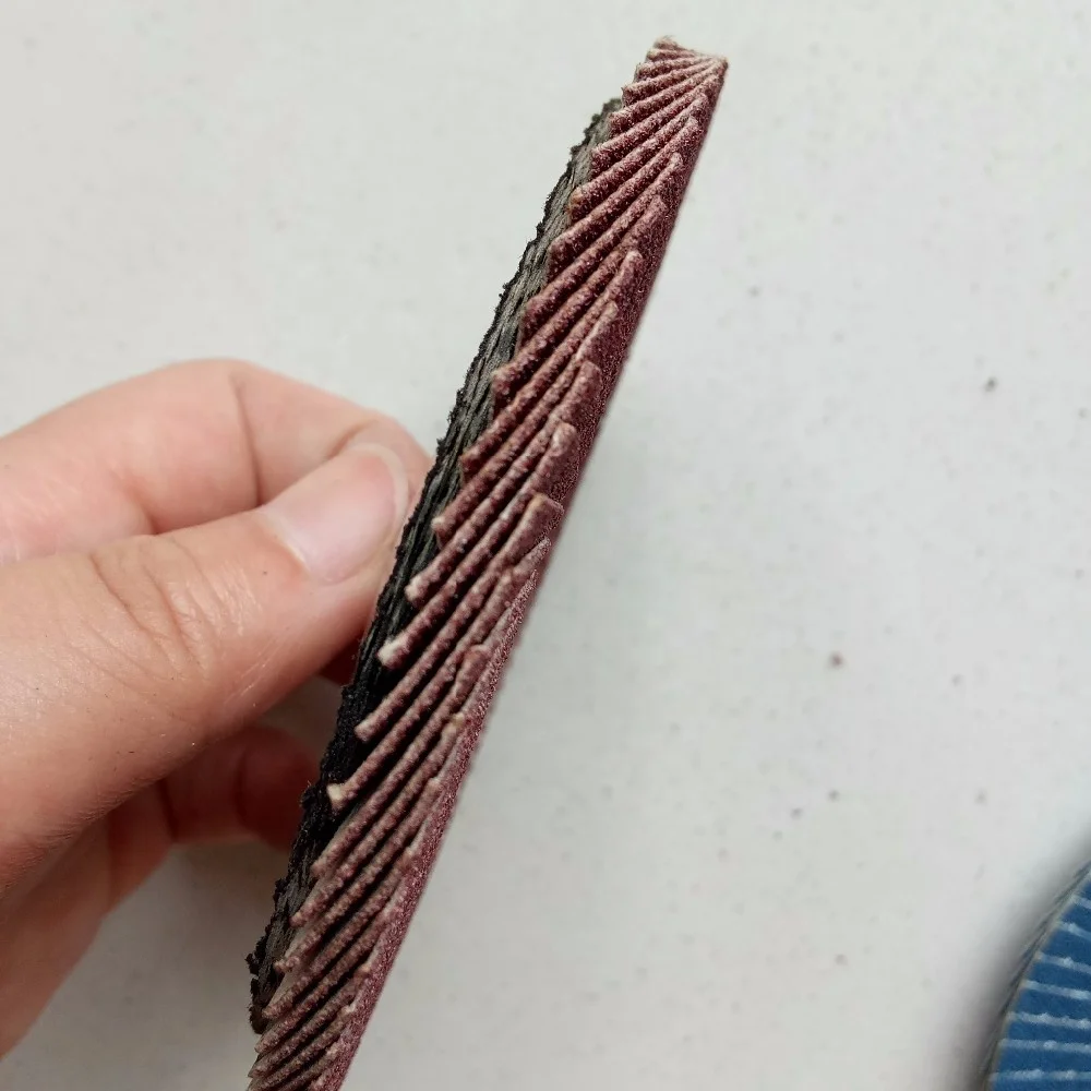 Wholesale flapdisc 125*22.2mm European Zirconia flap disc durable Polishing Wheel Abrasive Glass