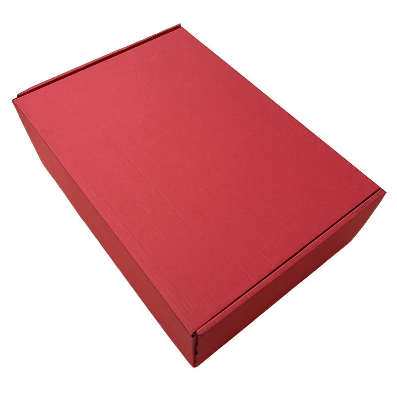 Custom Size Logo Printed Black Corrugated Paper Cardboard Carton Mailer Box Recyclable Clothes Packaging Mailing Shipping Box