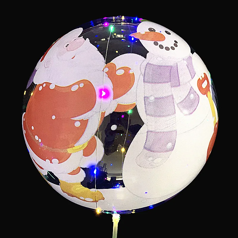 Merry Christmas Balloon with LED Light