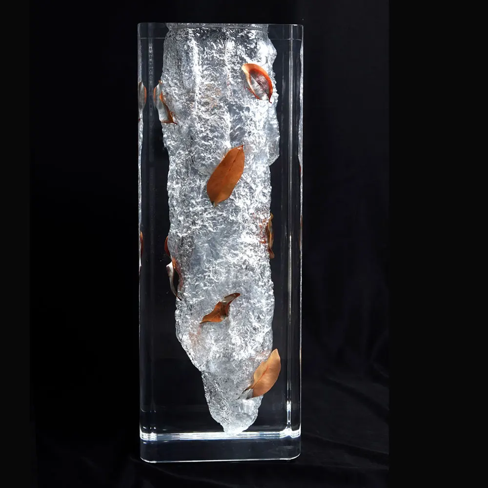 Handmade top design Acrylic crystal flower table vase for home restaurant table flower bottle decor crystal gifts vase